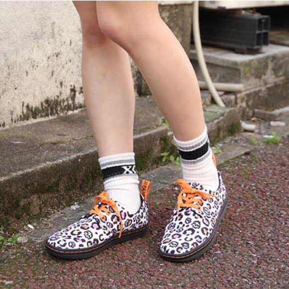 animal print dr martens